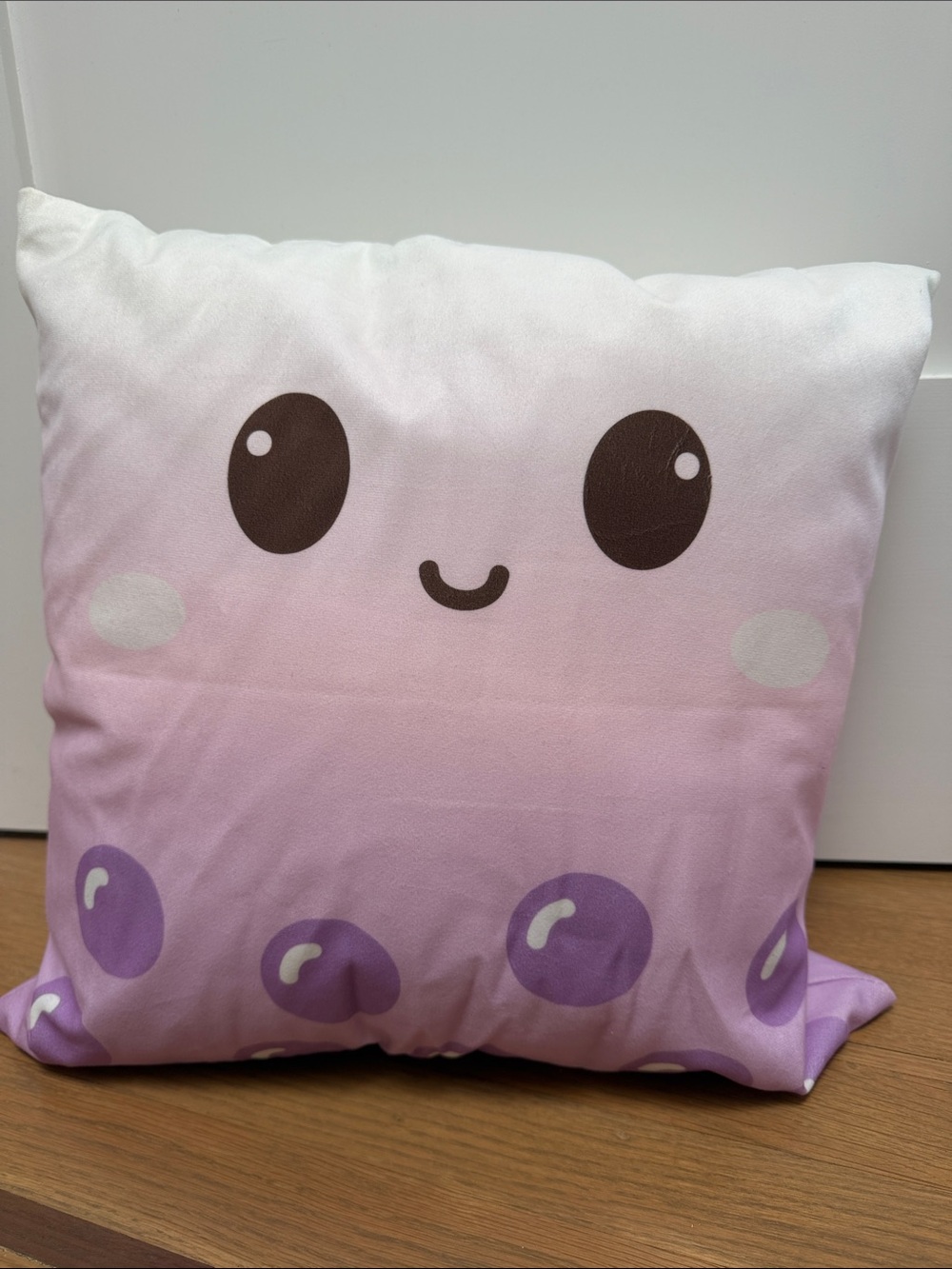 Cute Kawaii Bubble Tea Pillow - Pink & Lavender